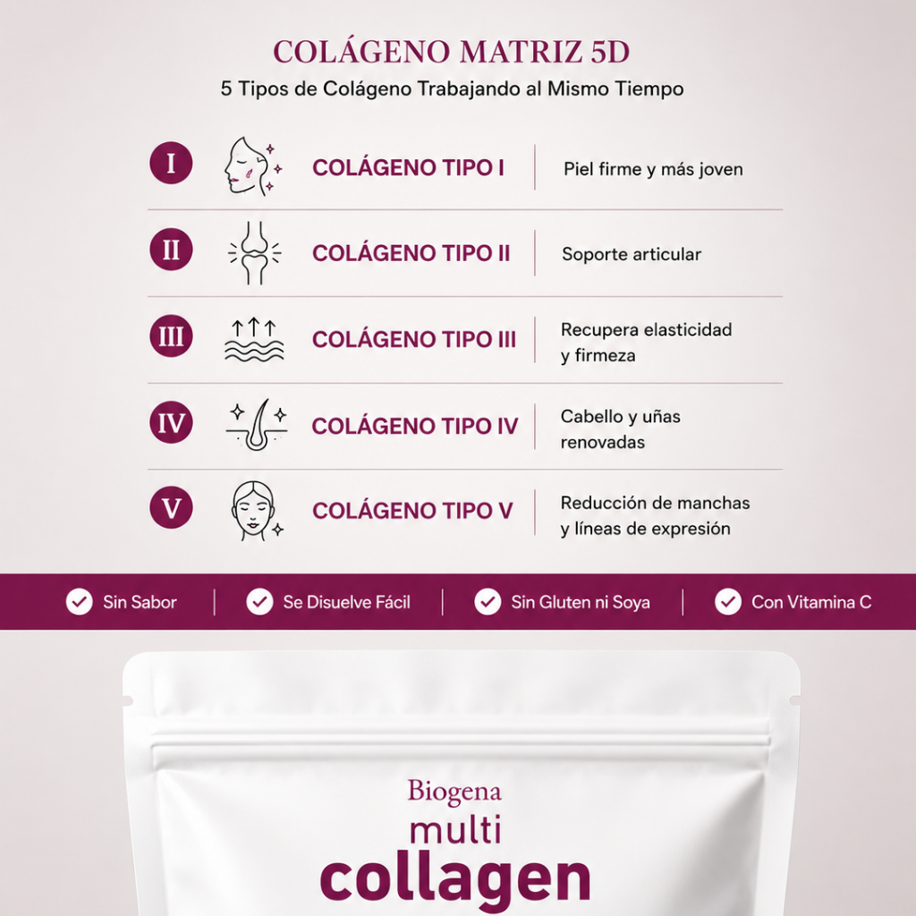 Multi-colageno Formula Matriz 5D